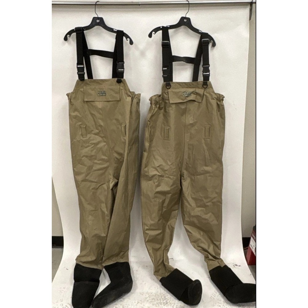 2 REDHEAD Bone Dry Stocking Foot Wader Fishing Tan Hunting Size Large